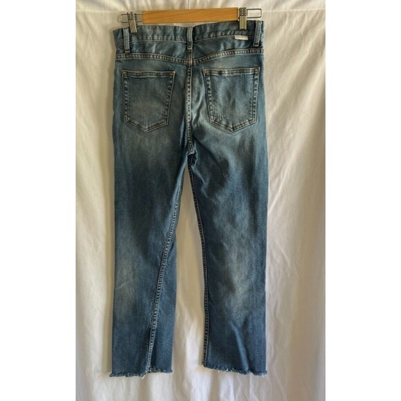 Boyish Cropped button fly distressed raw hem jeans size 27 - Picture 6 of 8